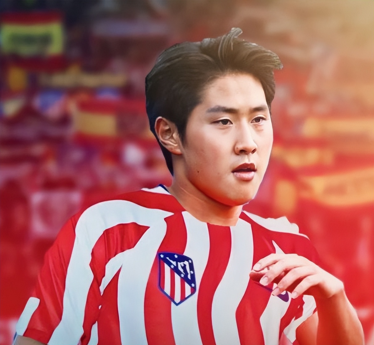 李康仁西班牙归化,李康仁马竞红牌