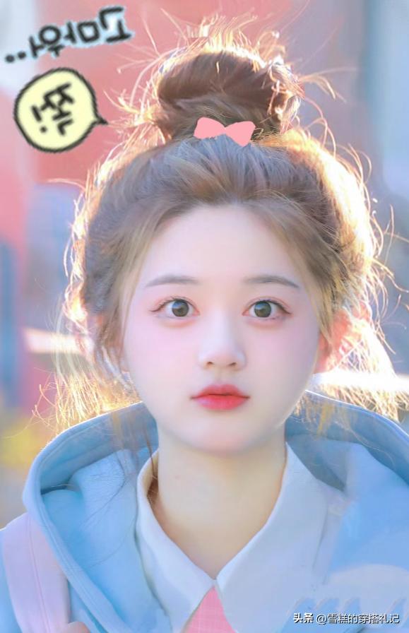 成人扎发显脸小简单款好看,告别披头散发扎发其实最时髦减龄