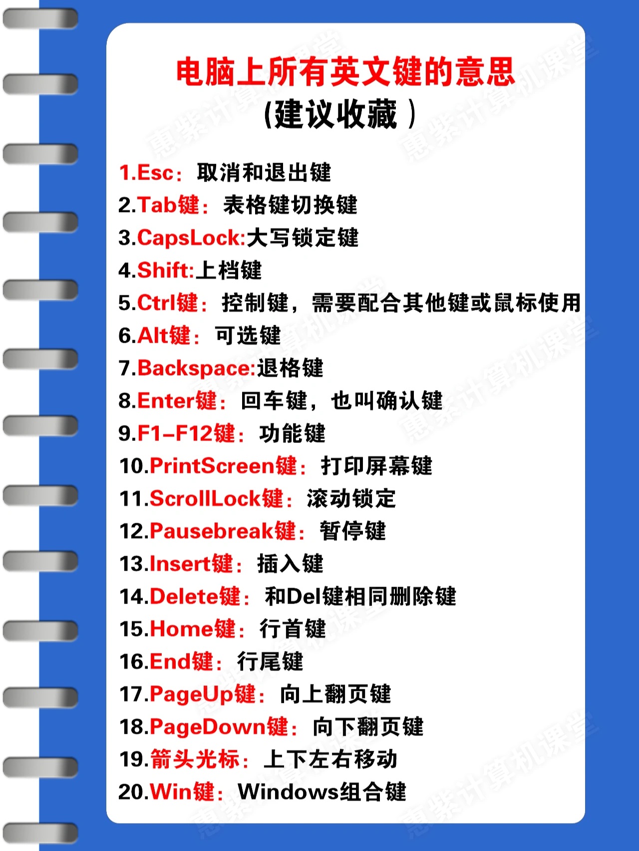键盘办公快捷键,办公键盘快捷键大全图片