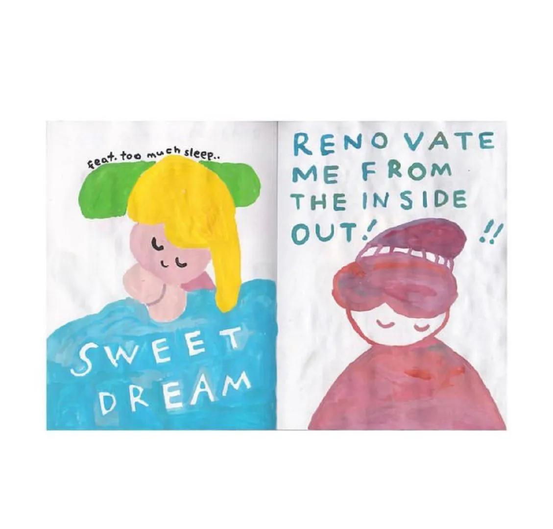 韩国插画师one的手绘作品欣赏,日本手帐插画师