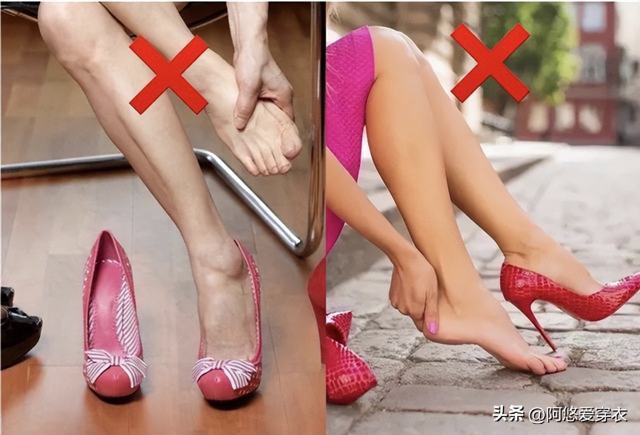 低跟鞋时髦又好穿,高跟鞋粗跟百搭小个子小白鞋