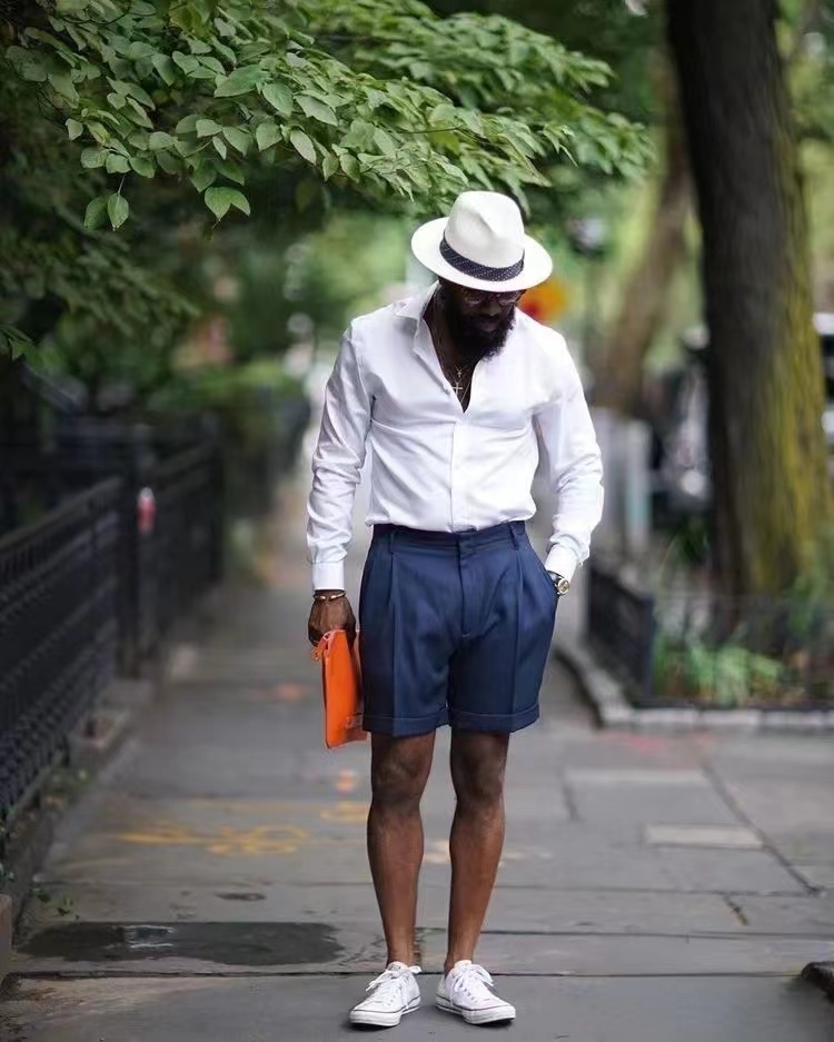 男士短裤穿搭指南，清爽穿搭，让你风度翩翩