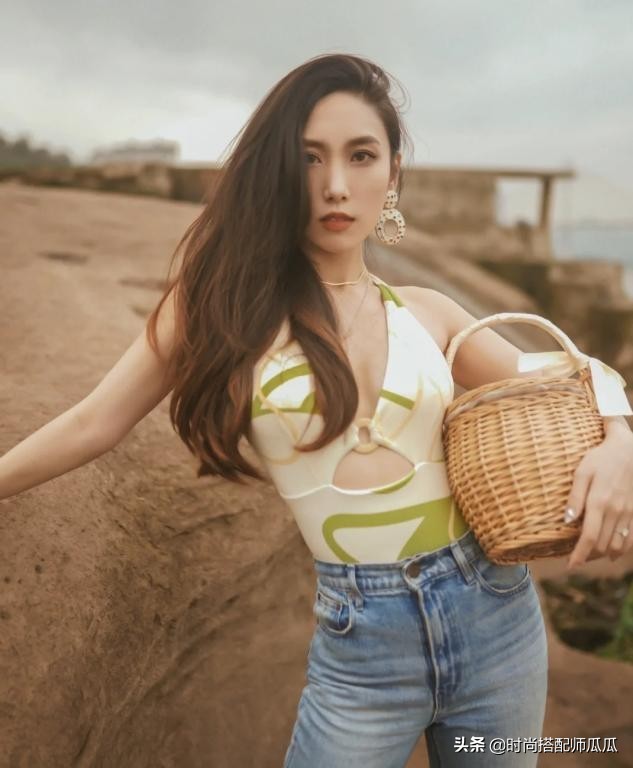 泳衣遮腿裤子怎么搭配,泳衣搭配裤子外穿