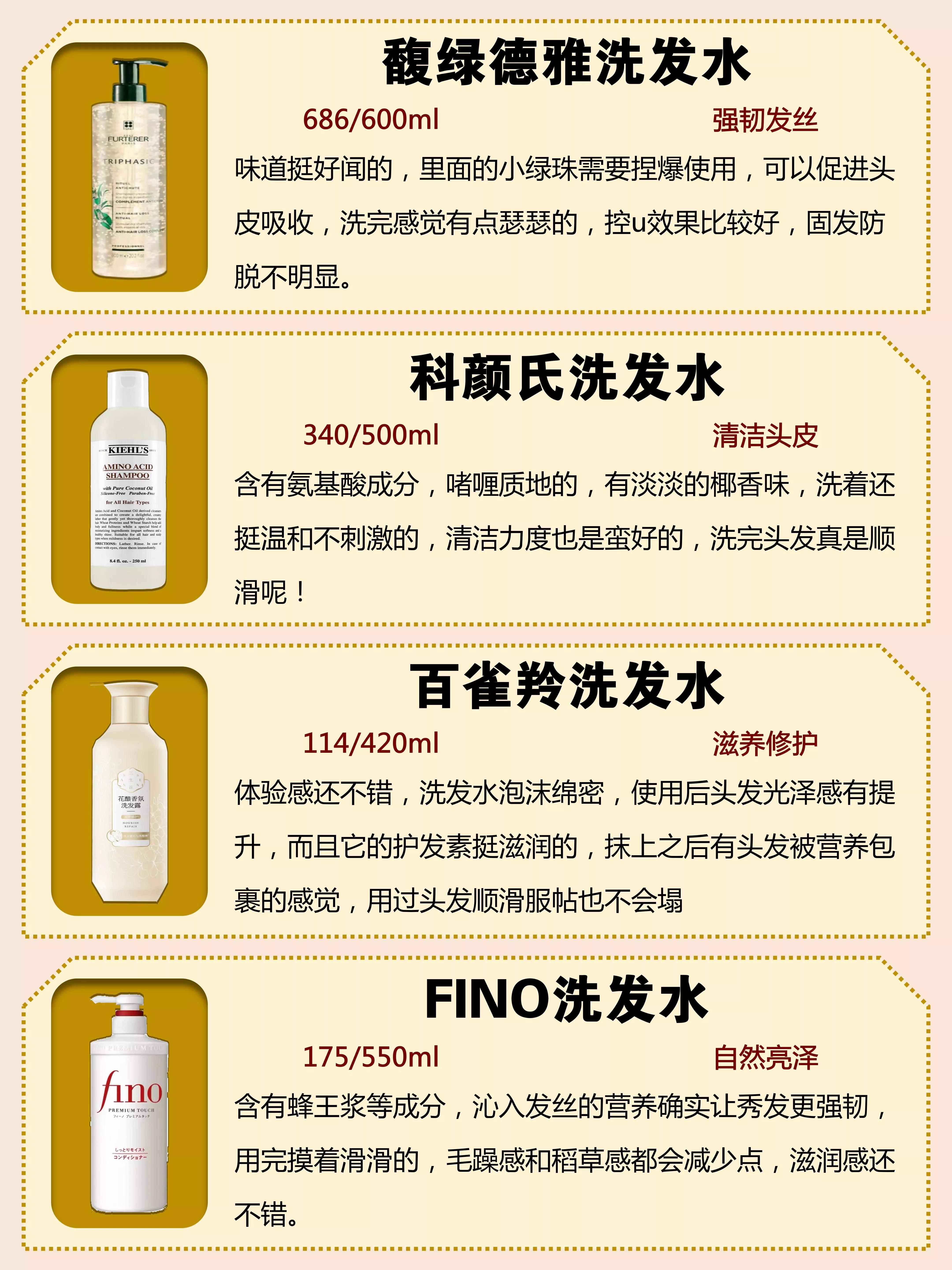 洗发水真实测评公认好用第一名,十大良心老牌国货洗发水