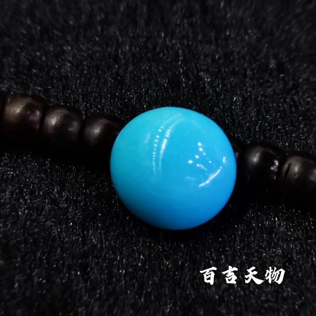 蓝色松石戒面 (海蓝宝裸石戒面)