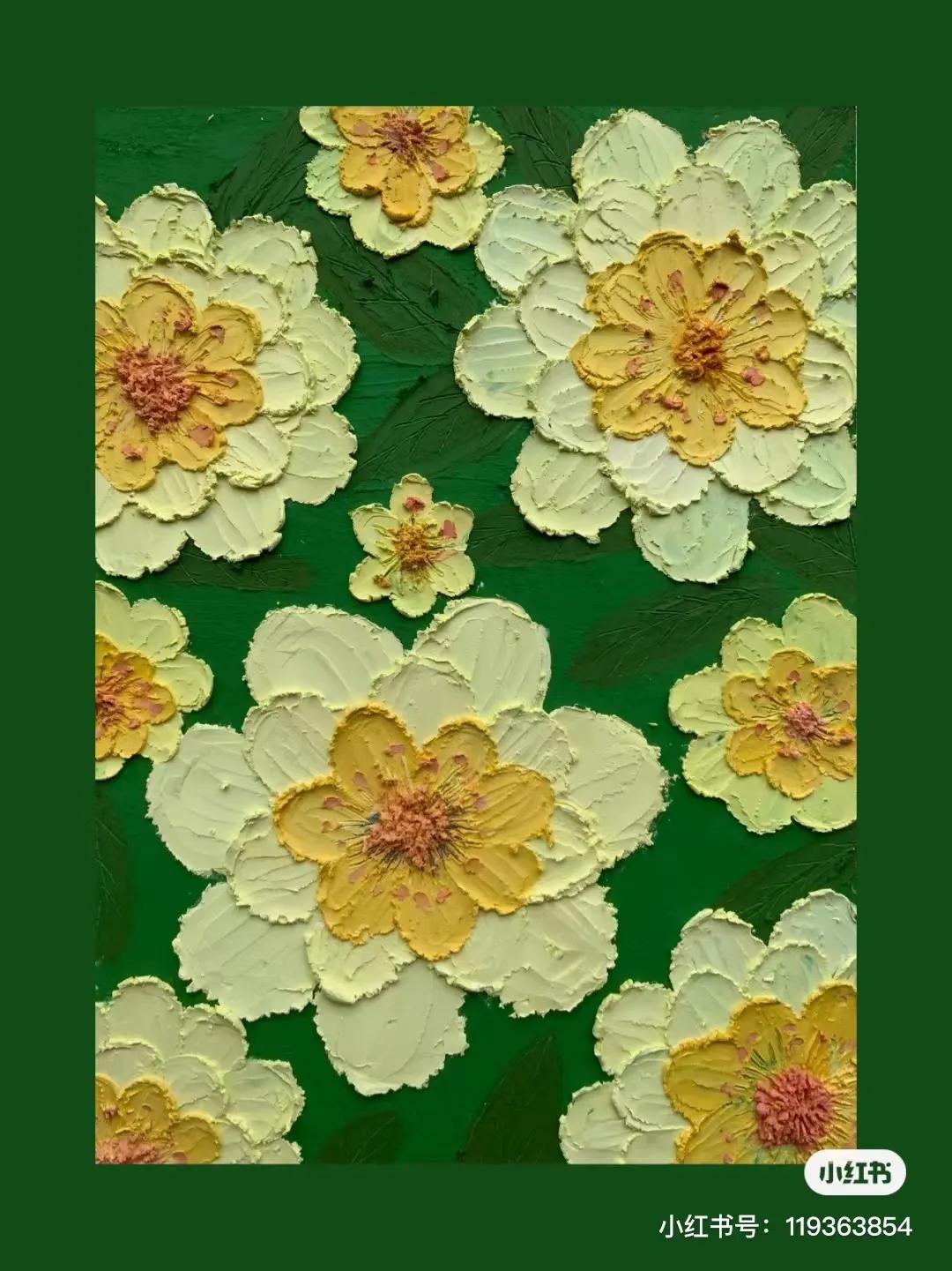 100幅好看的油画棒教程,记录色彩的美术作品油画棒简单