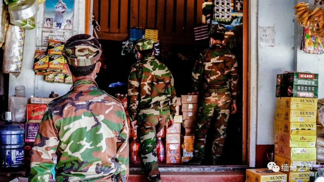 缅北街头一幕,缅北的街头一幕