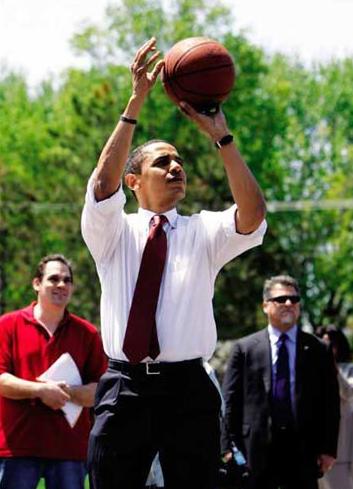 史上最热爱篮球的总统——奥巴马