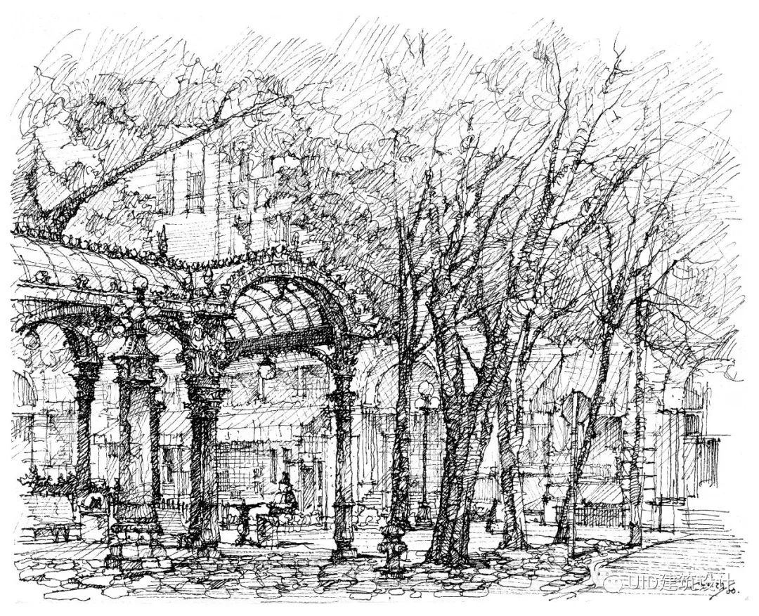 埃及旅游手绘,丹麦旅游手绘图