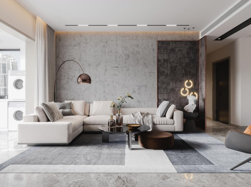 成都130平暖色系现代风，这样的设计装修，真想天天腻在家里