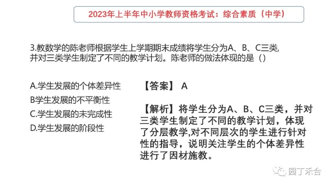 2021教师资格证综合素质中学真题,2021下教师资格证综合素质试题