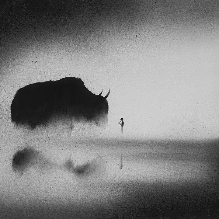 东方美学的中国画神韵,东方水墨画