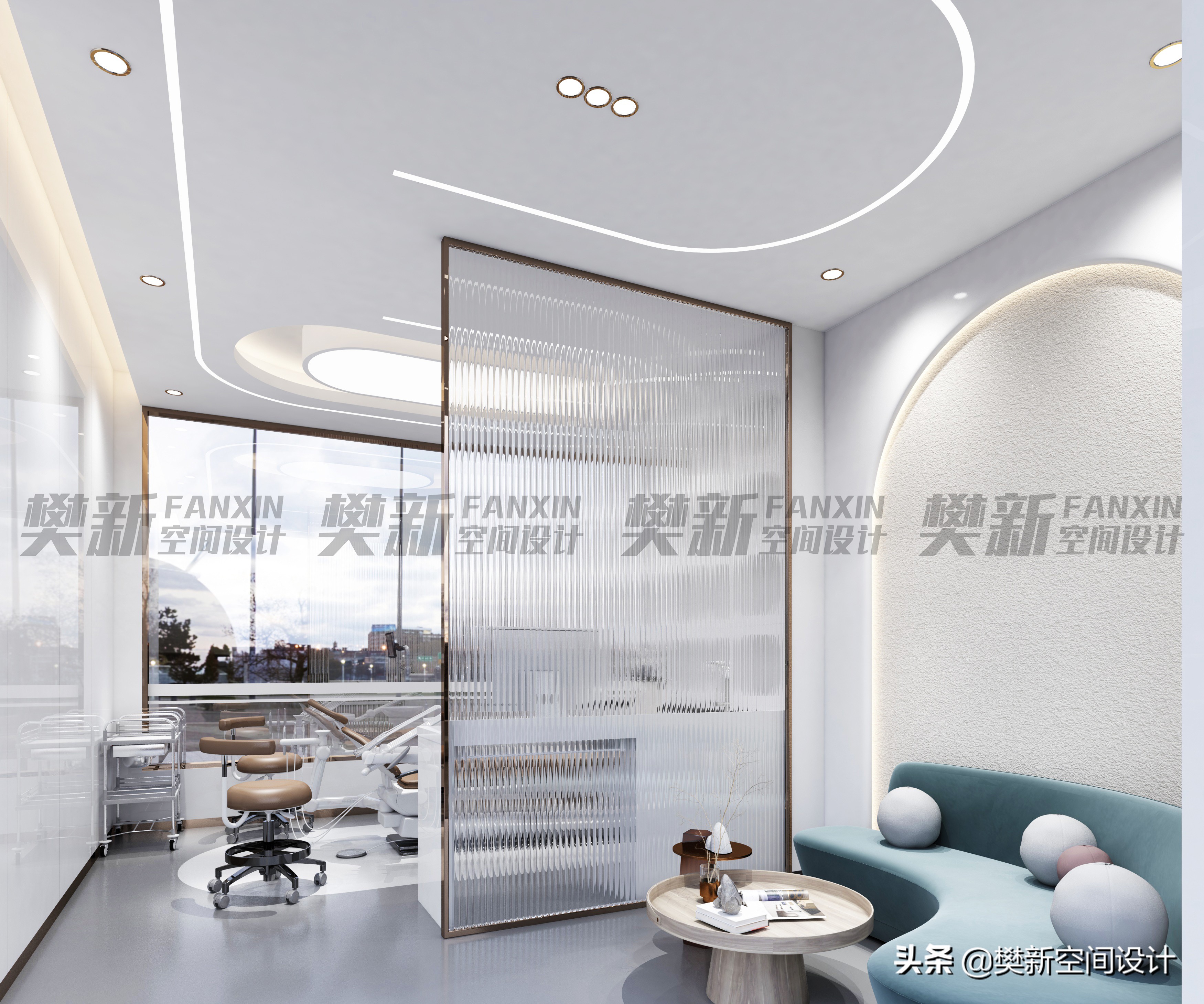 口腔门诊装修设计视频教学,口腔门诊装修设计效果图