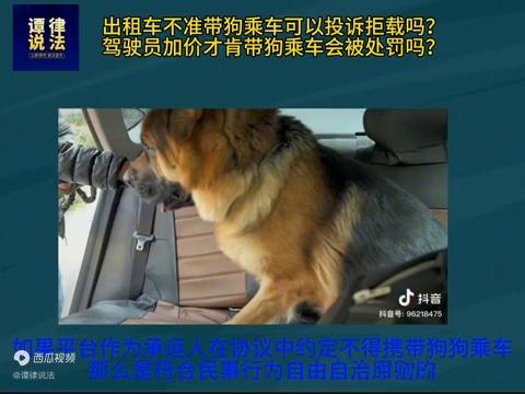 滴滴车因为带狗拒载还要收费,乘客带狗滴滴拒载被投诉