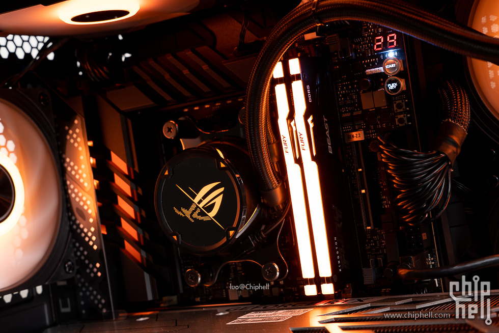 华硕tufgaminggt502弹药库白色,华硕gt502机箱黑橙搭配