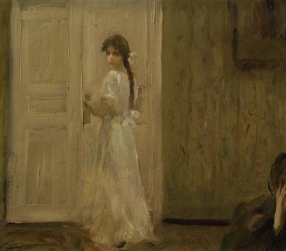 何多苓俄罗斯写生油画,何多苓油画2007