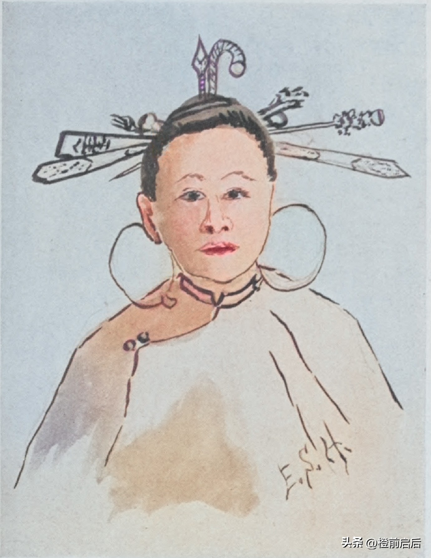 超清彩修复！1911年的福建福州，新娘头上扣竹篓，竟然还有弃婴塔