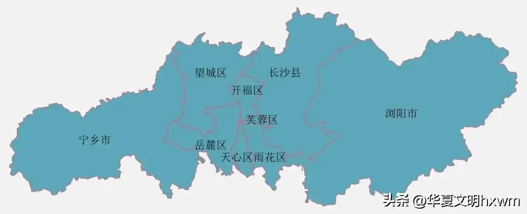 长沙市代管县,湖南长沙市管辖市县