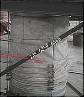 水泥干灰散装机加厚耐磨帆布伸缩布袋内外袋骨料熟料散装伸缩袋