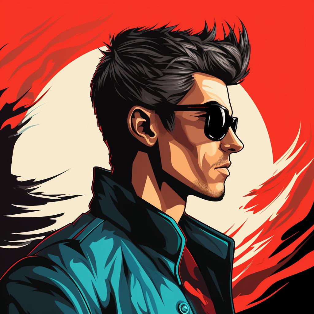 男生发怒的头像,愤怒生气的男生头像