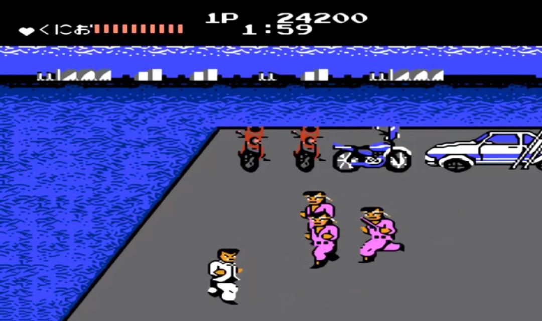 fc热血硬派摩托,fc热血硬派完整视频