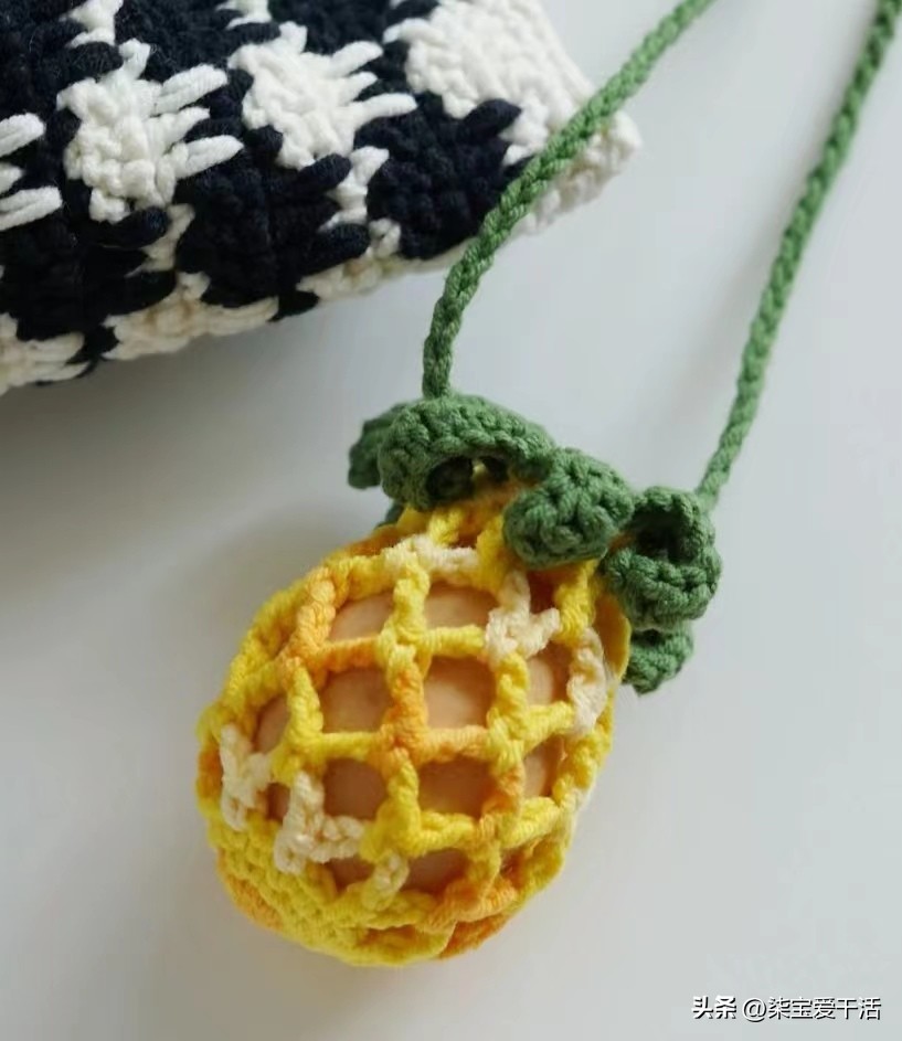 钩织超大蛋兜,简单钩蛋袋100种