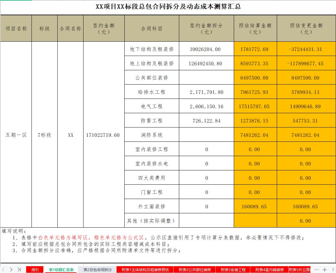 中建八局工程造价,中建建筑工程成本计算表