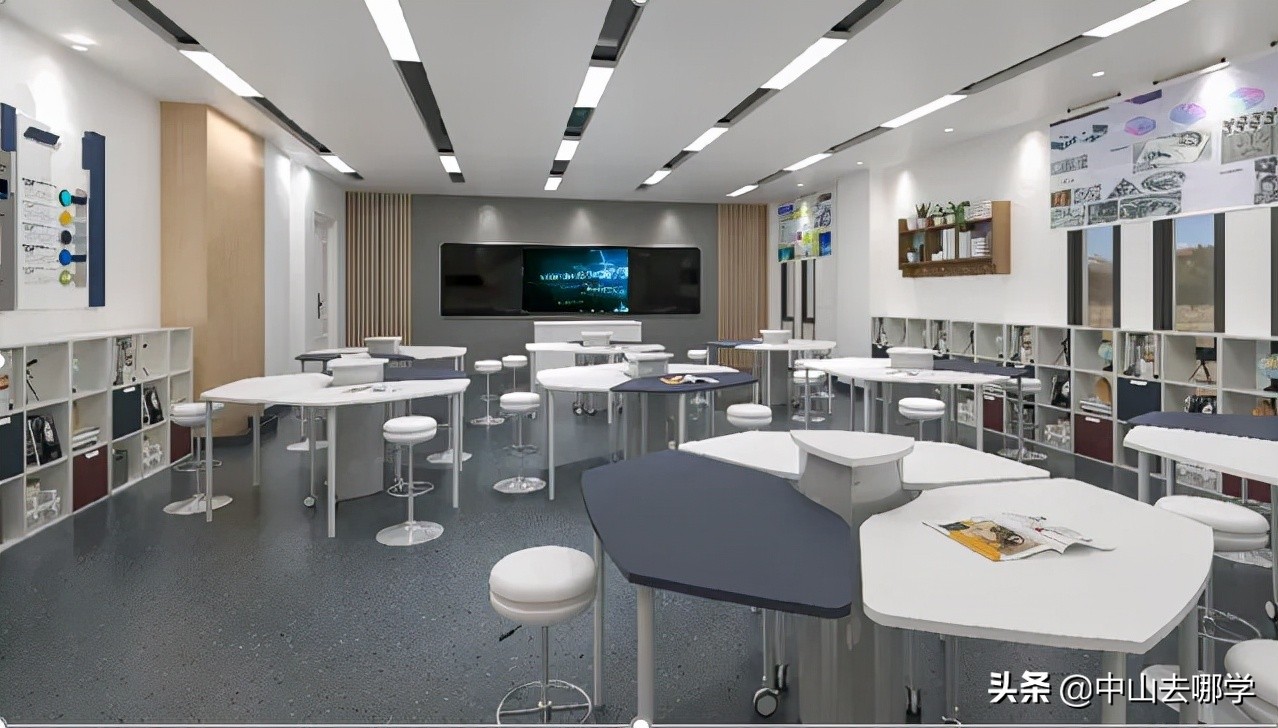 中山市永安中学参观,中山永安中学学校全貌