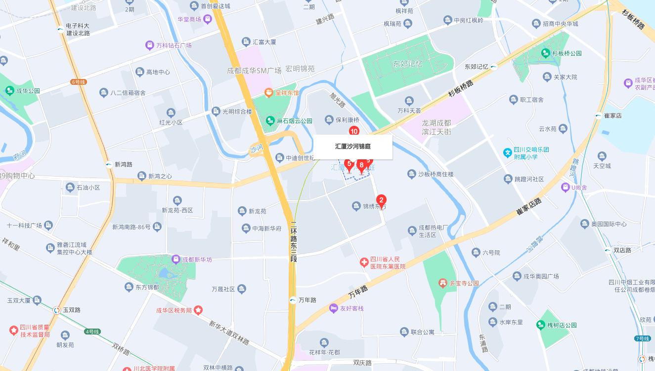 成都汇厦沙河锦庭,成华区沙河锦庭二室