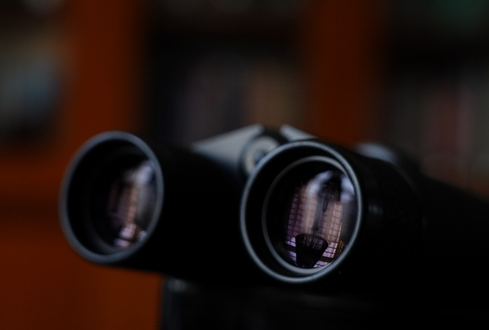 收藏了30年的望远镜,二战时期的军用高倍望远镜