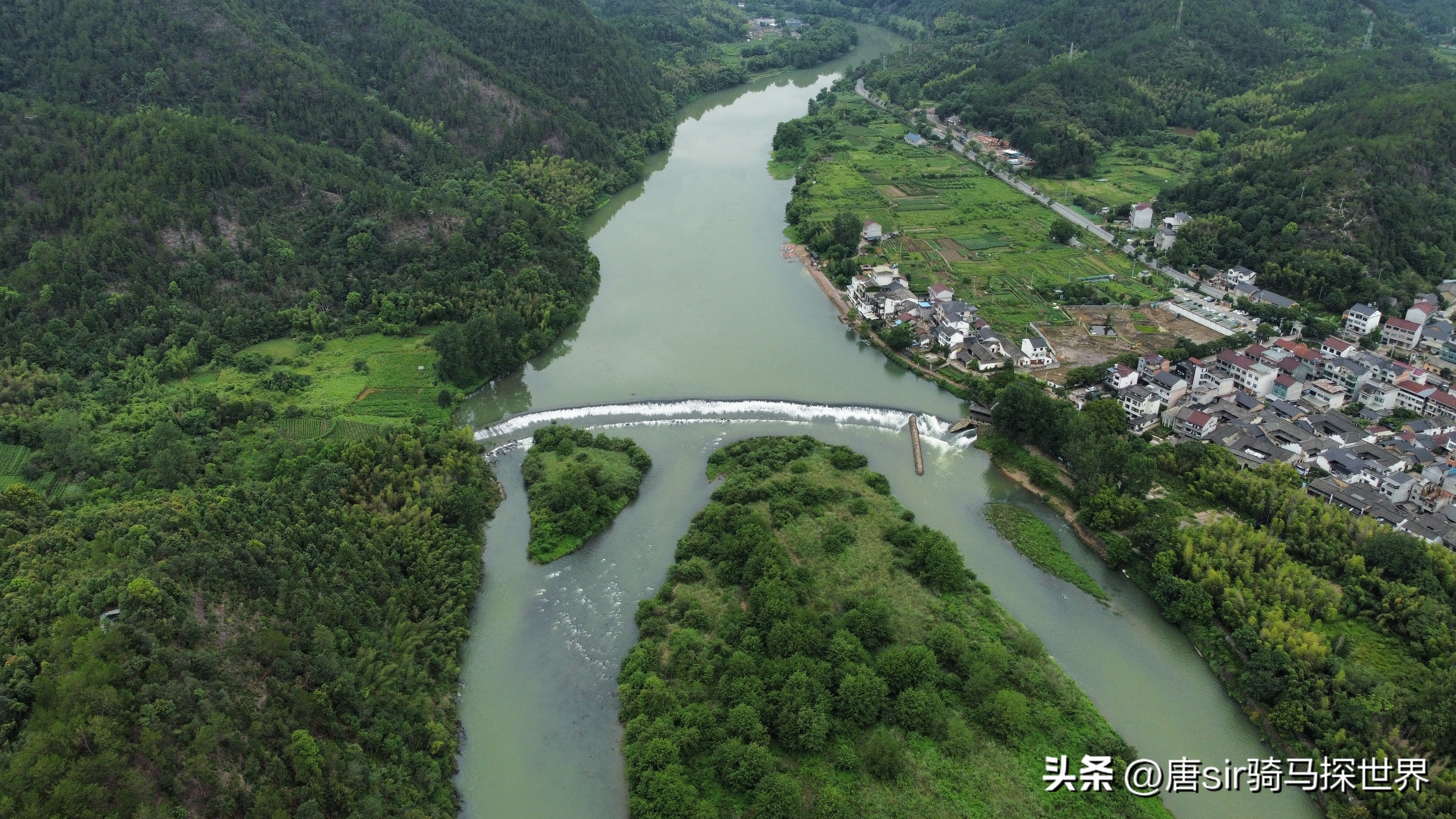 浙江丽水古堰画乡瓯江美景,丽水瓯江风情