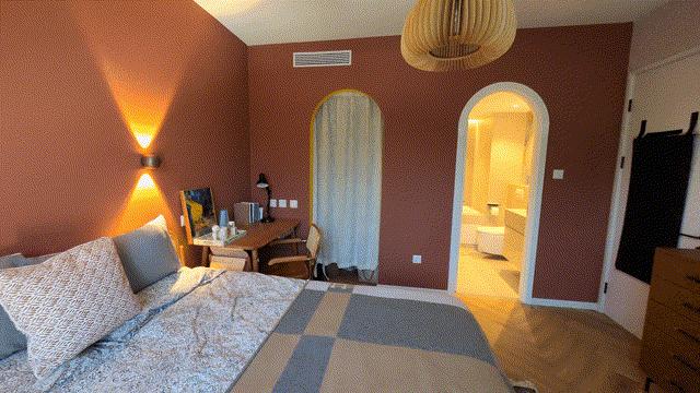 令人眼前一亮的艺术氛围，好像杂志里的家