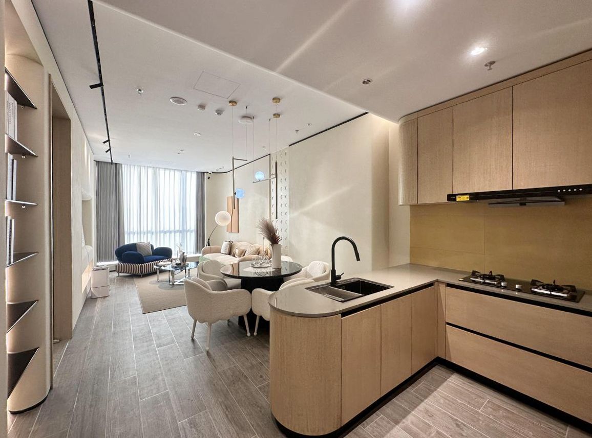 优雅迷人的客厅简欧轻奢风,法式轻奢复古绿客厅