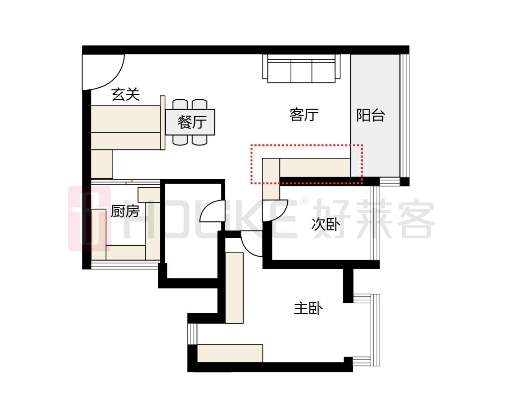 装修房子现代简约2房没有玄关,超小户型玄关装修效果图