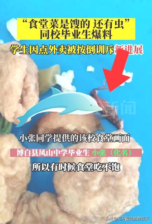 校方回应学生点外卖被按倒视频,按倒点外卖学生校方食堂被曝