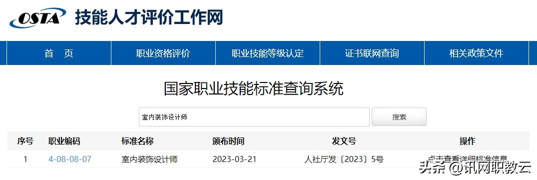 省级室内设计师资格证,室内装饰设计师职业技能证