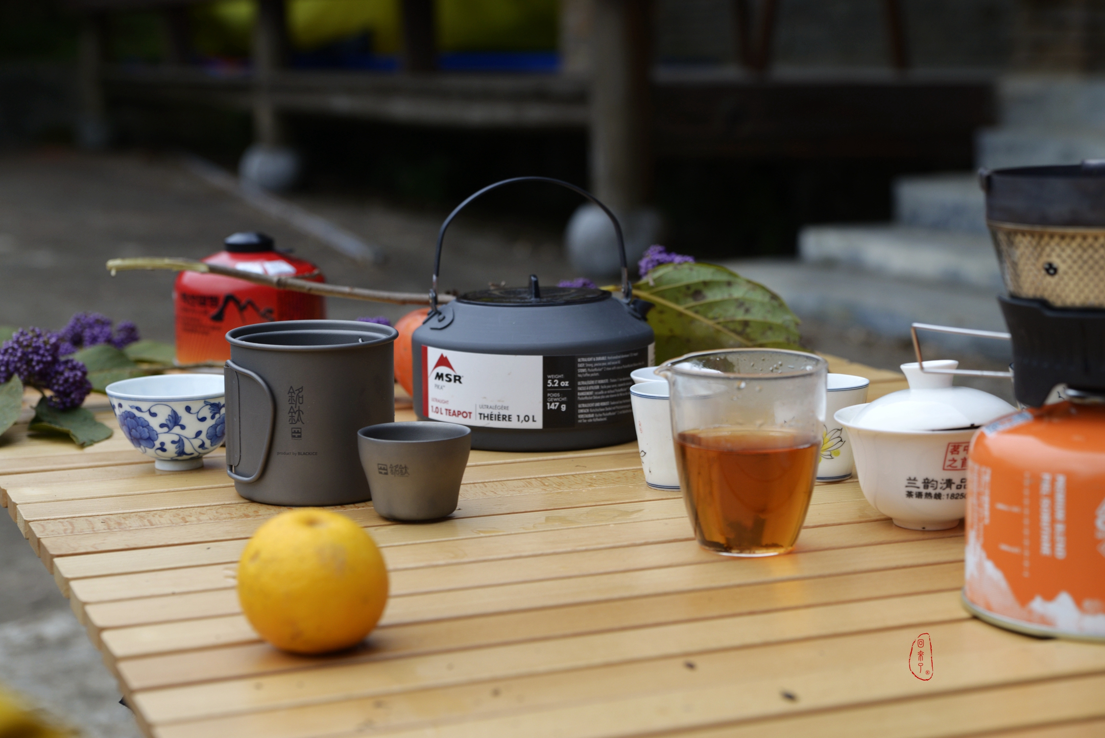 纯钛高端户外纯钛茶具,户外茶具推荐纯钛材料