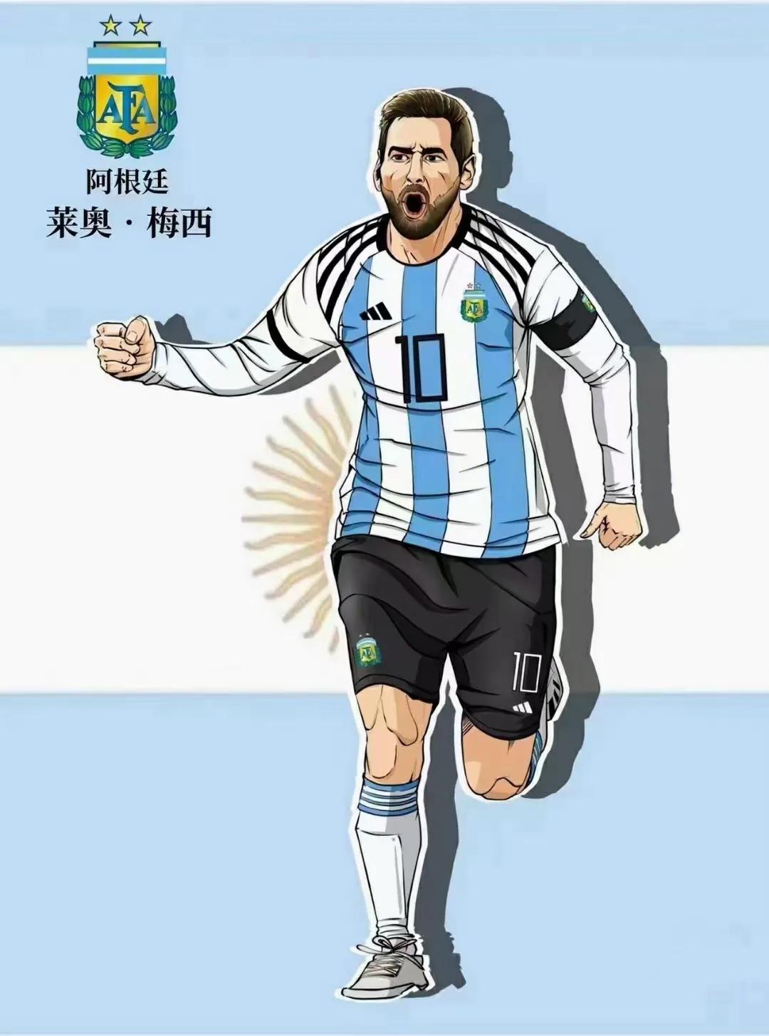 世界杯球星漫画图片,世界杯最佳球员插画