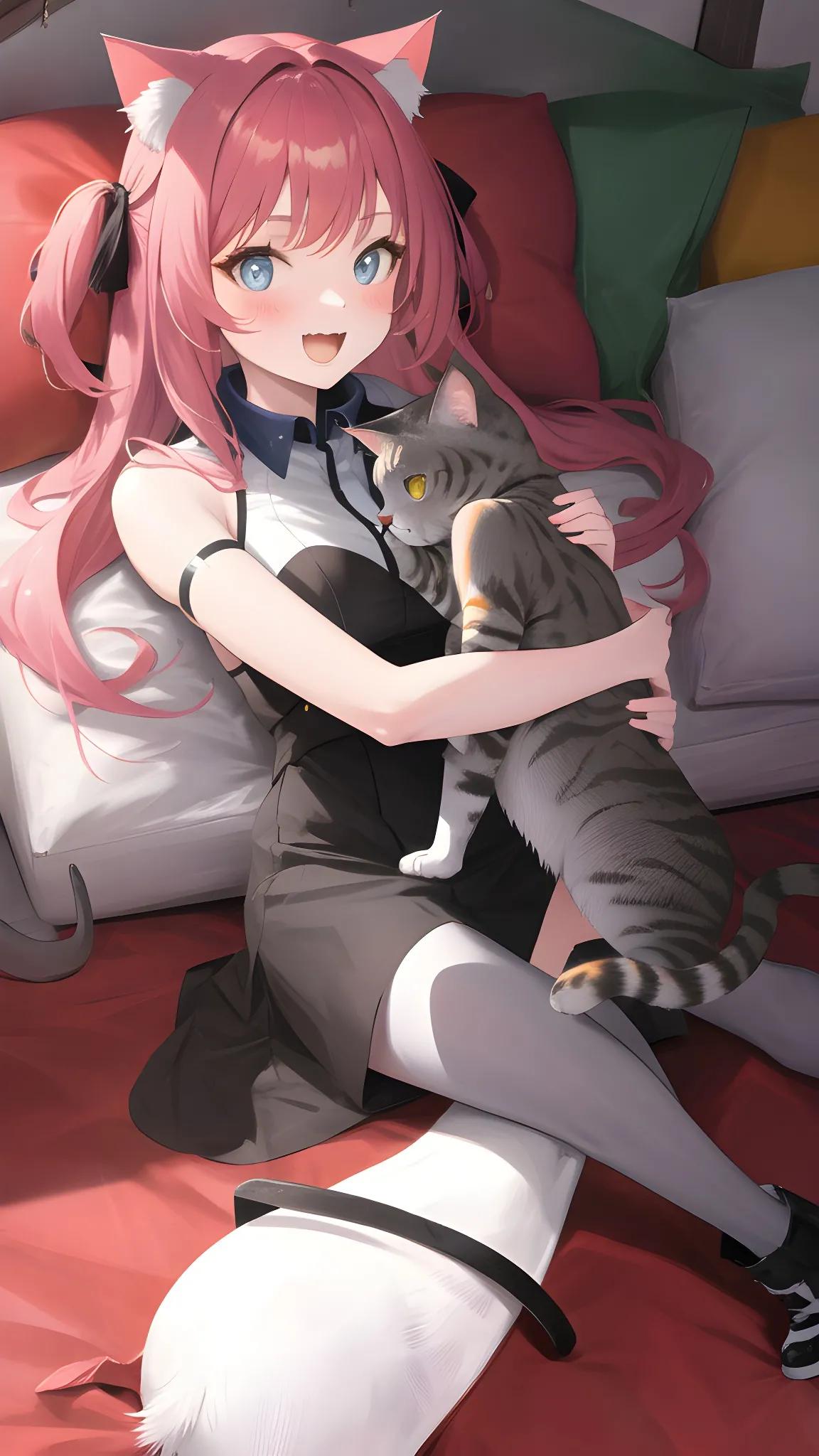 动漫猫壁纸图片大全集,横屏动漫猫壁纸