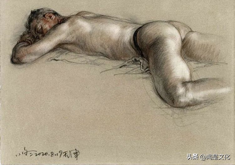 天津美院教授于小冬速写,于小冬美院速写图文