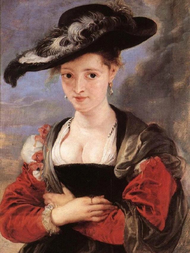 巴洛克风格鲁本斯人物肖像自画像,彼得保罗鲁本斯画的素描老人像