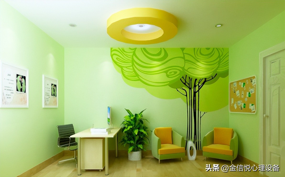 心理健康室布置设备描述,心理健康活动室布置方案