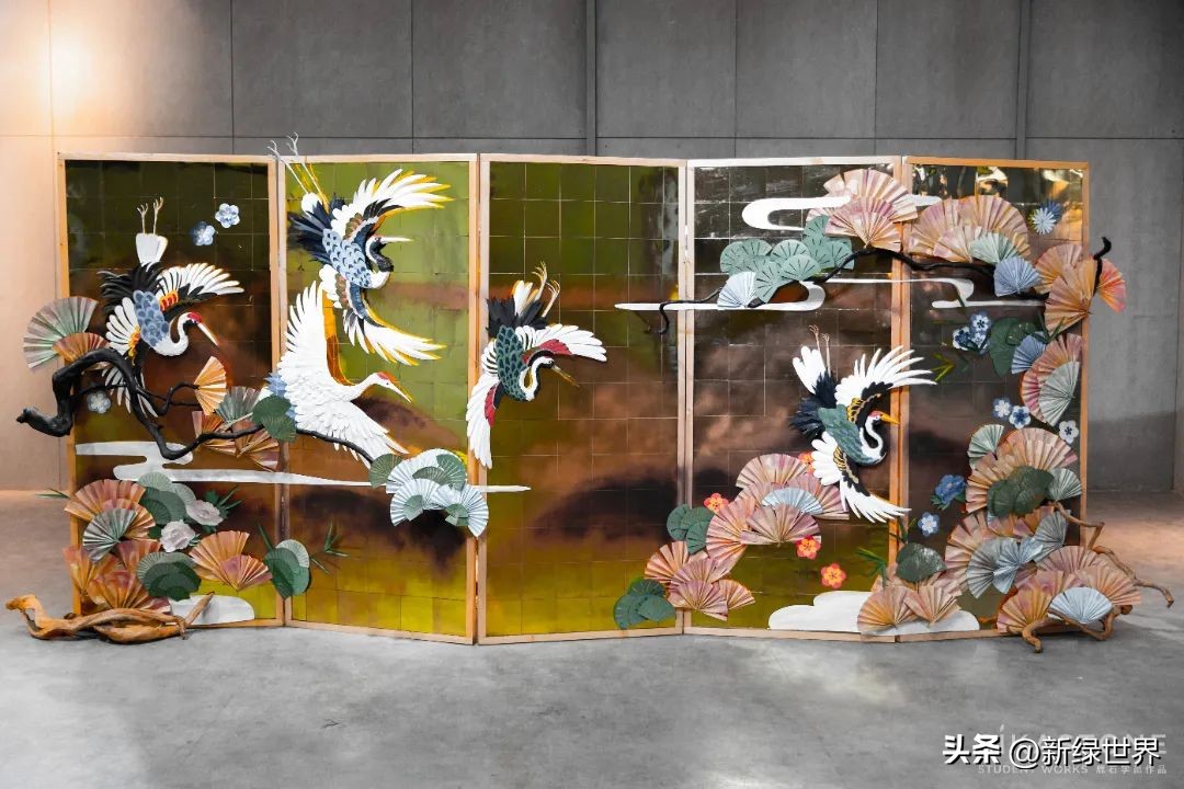 纸艺作品绘画,千变万化的纸艺术作品