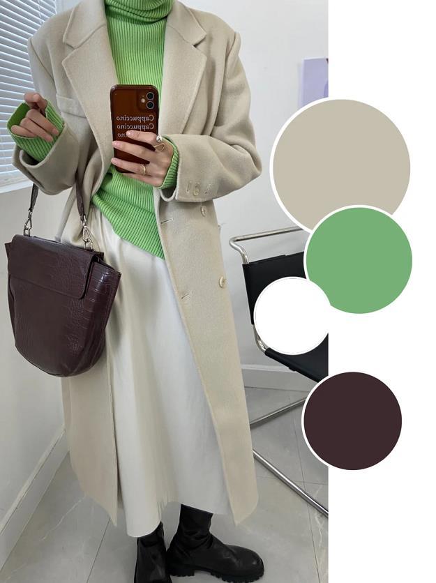 秋冬大地色穿搭的必备基础款,适合春夏秋冬又百搭的颜色