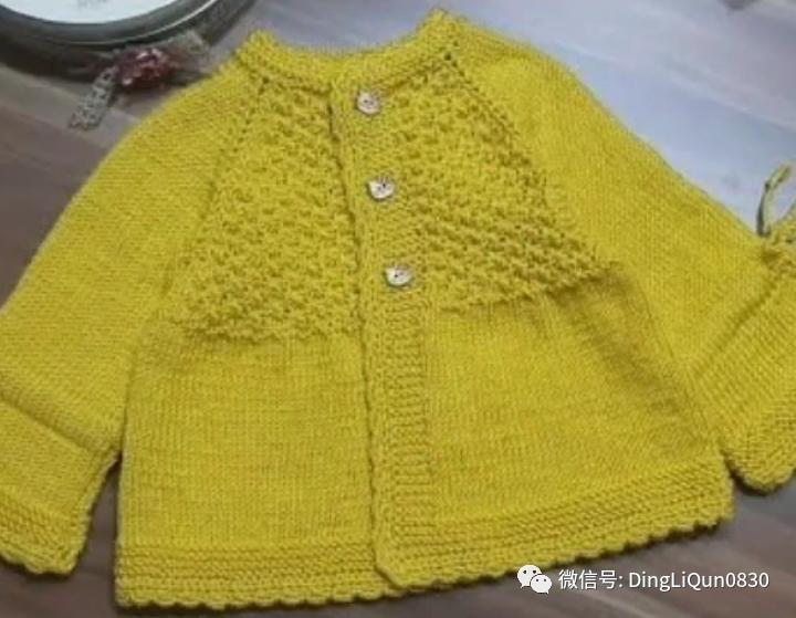 最新款女童开衫毛衣编织图片,针织洋气儿童毛衣