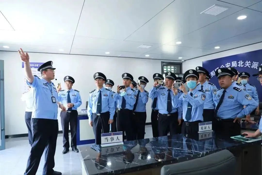 观摩+交流务实高效促提升——周口市平安建设暨公安派出所标准化和“一村（格）一警”建设淮阳现场会召开