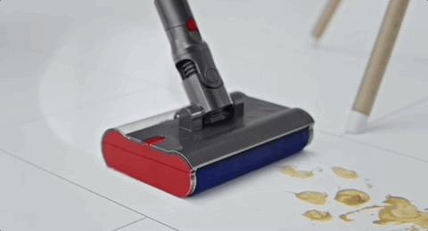 戴森吸尘器配的洗地刷头是正品吗,戴森吸尘器有洗地的功能吗