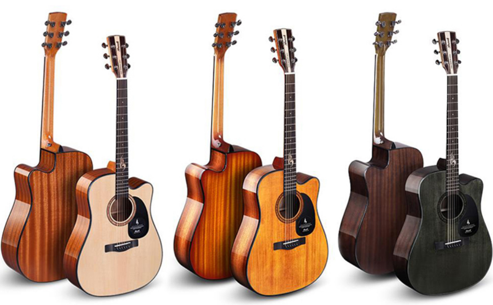 想学吉他指弹初学者买什么吉他好,初学者买缺角吉他还是圆角吉他