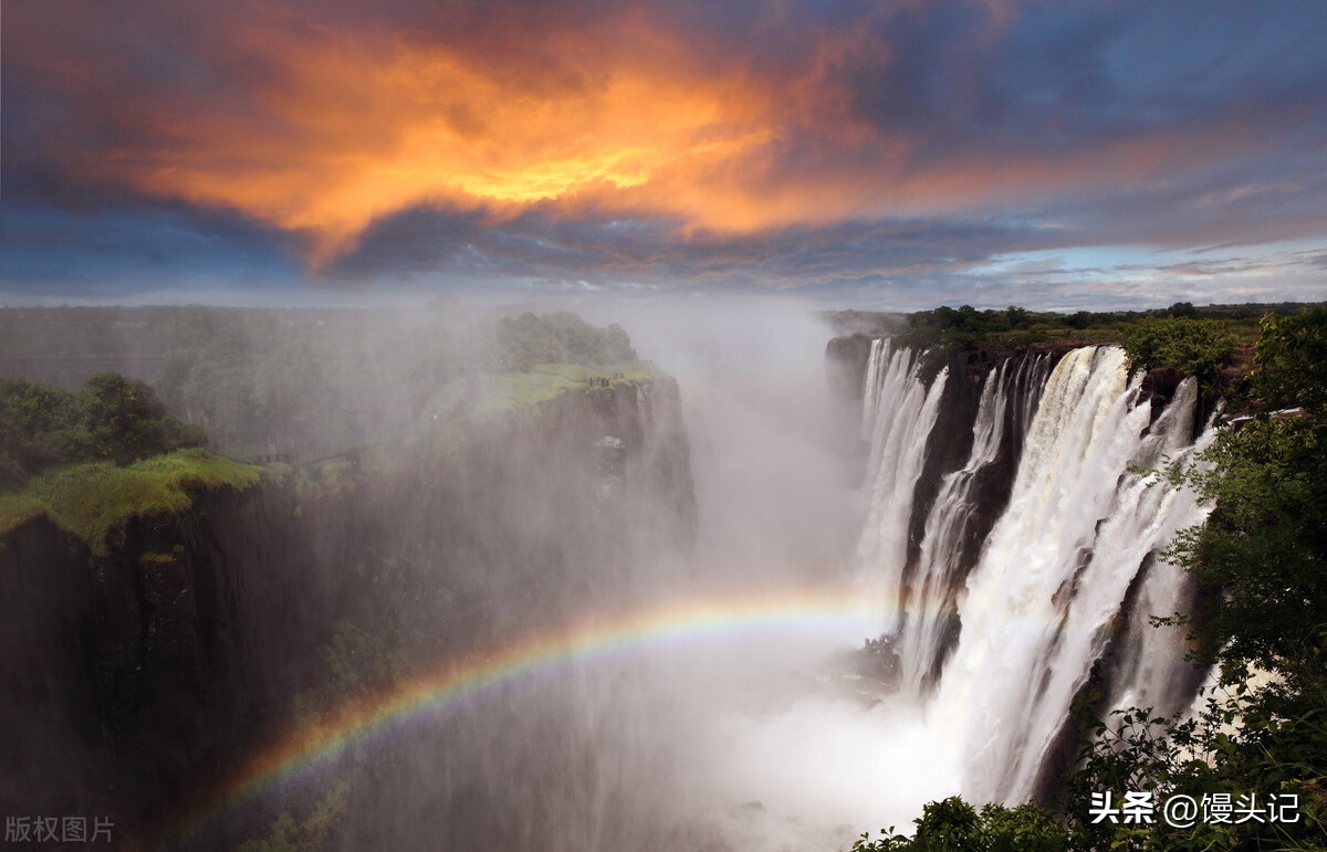 世界第一大瀑布赞比亚,赞比亚大瀑布