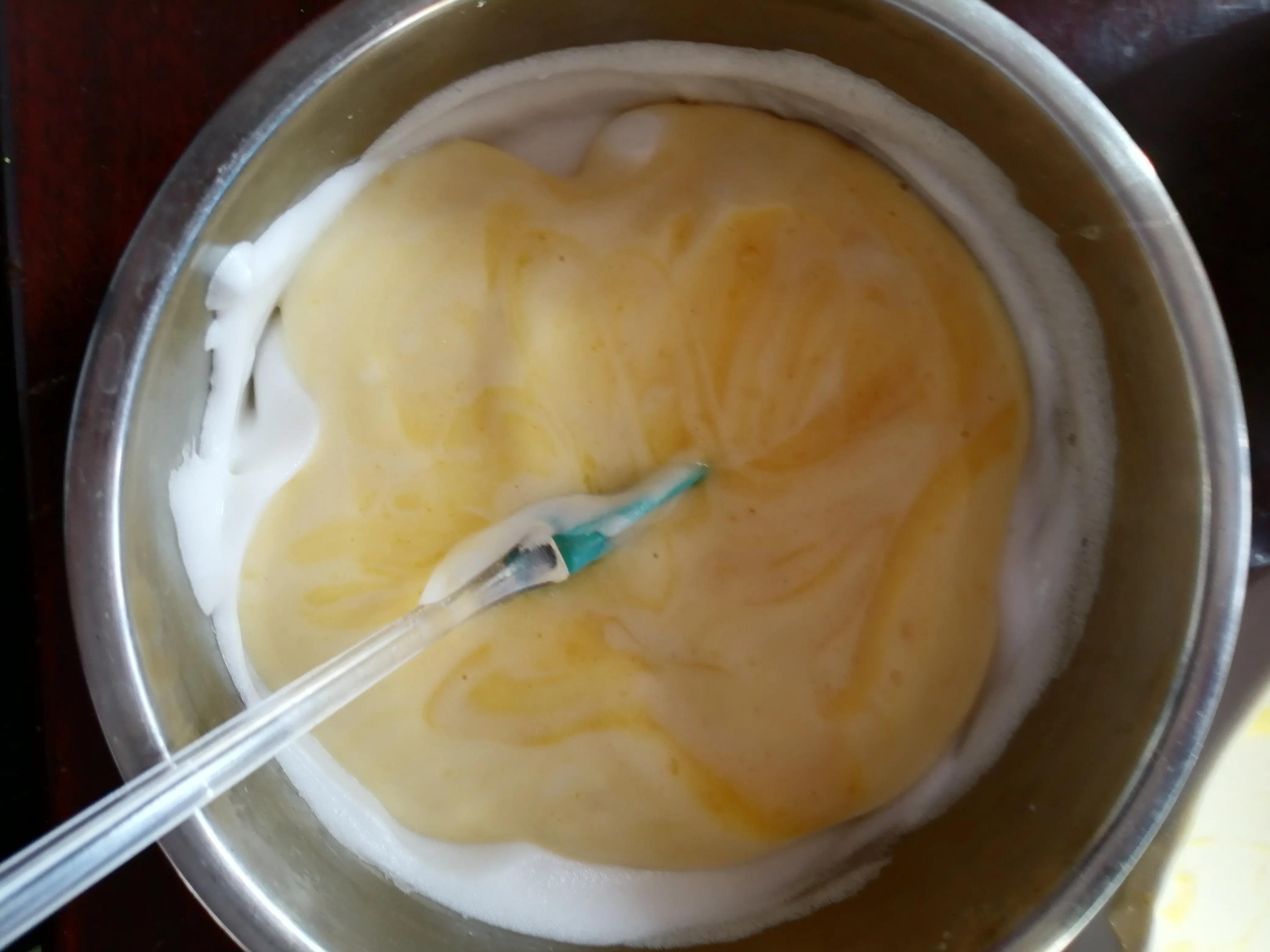 空气炸锅版六寸戚风蛋糕教程,红丝绒戚风蛋糕空气炸锅